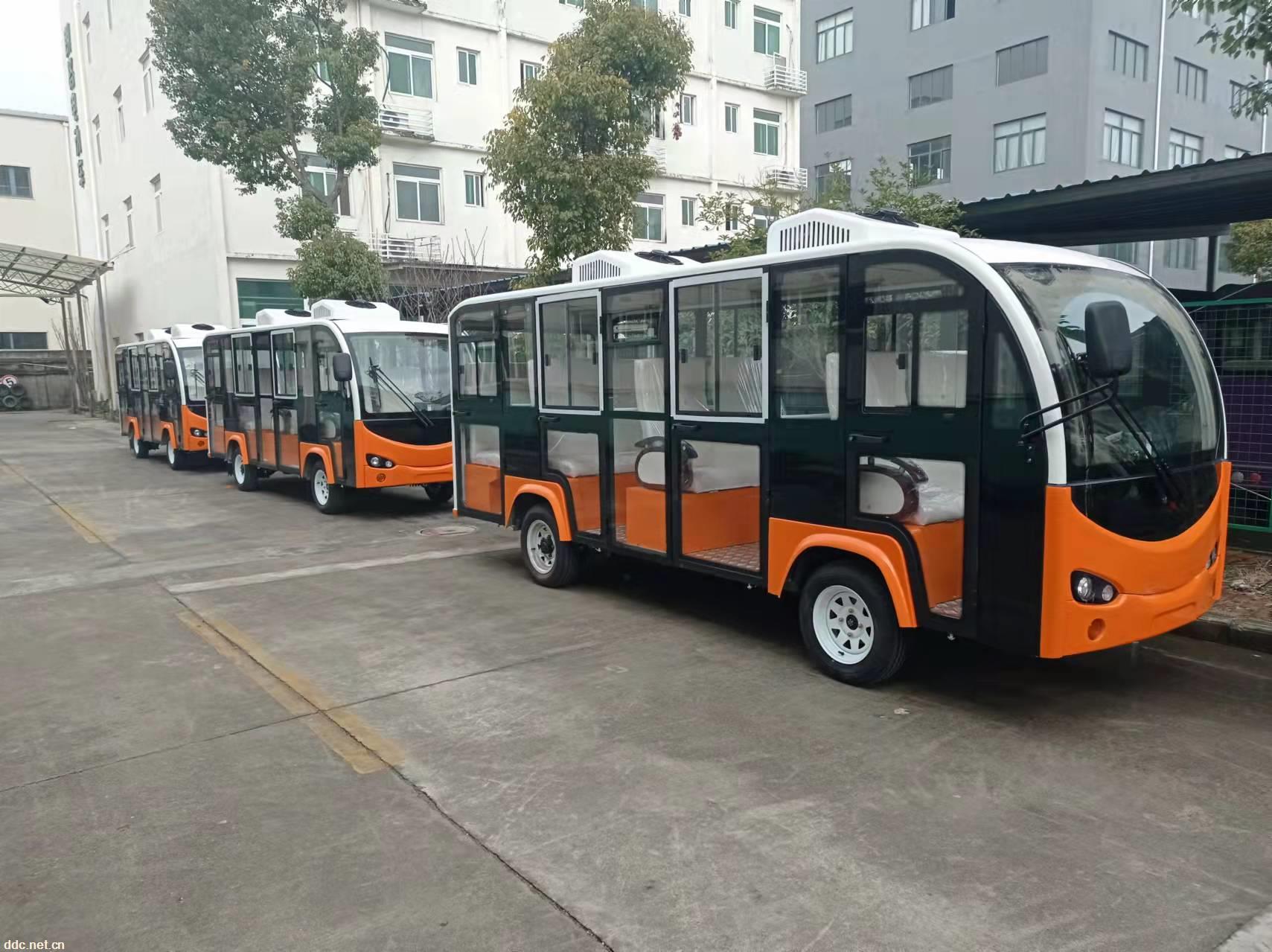 双空调豪华座椅电瓶观光车